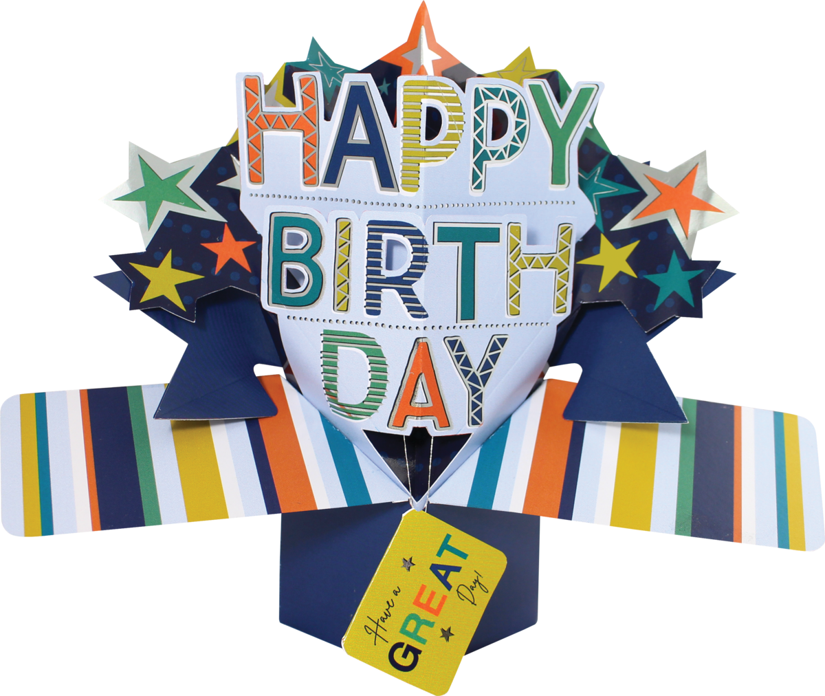 Wishstring Pop-up Card - Happy Birthday