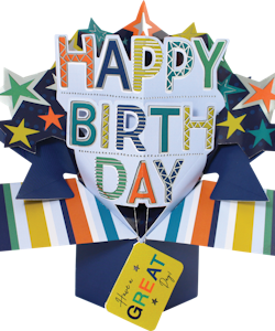 Wishstring Pop-up Card - Happy Birthday