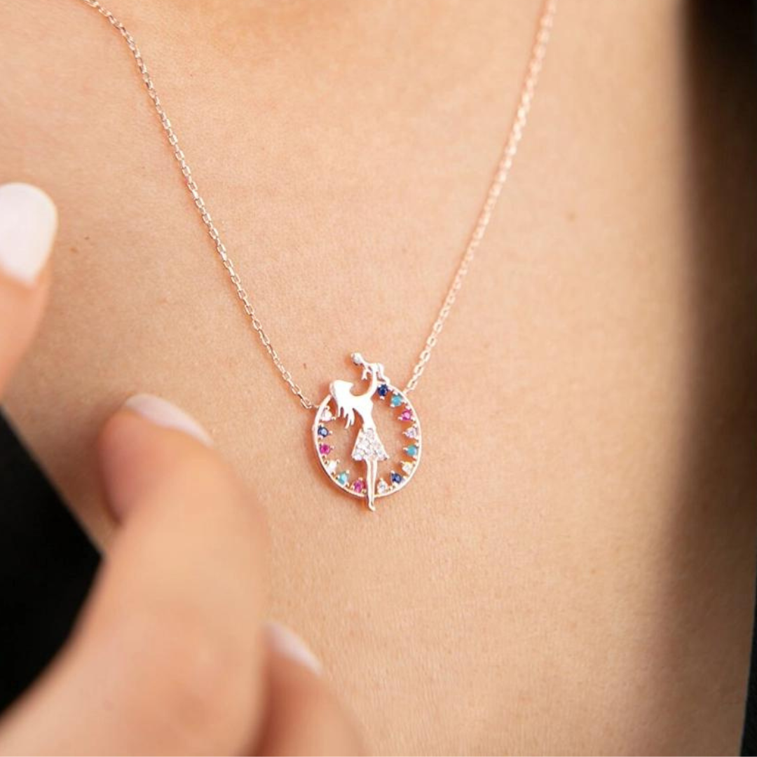 Einzelstück - Mamma Necklace - Rosegull