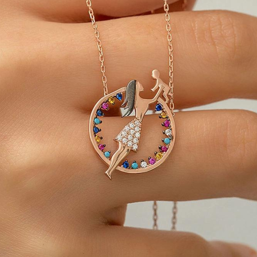 Einzelstück - Mamma Necklace - Rosegull