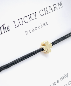 Parsley & Pepper - Lucky Charm Bracelet - Clover - Blå