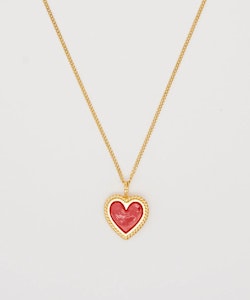 Brenda Grands - Red Heart Necklace