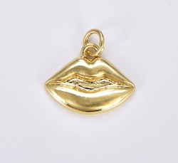 Beads Creation - Lips Charm Pendant