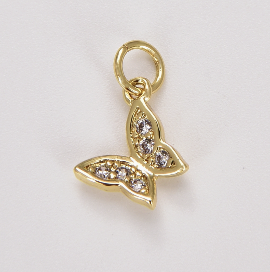 Beads Creation - 18K Gold - Butterfly Charm