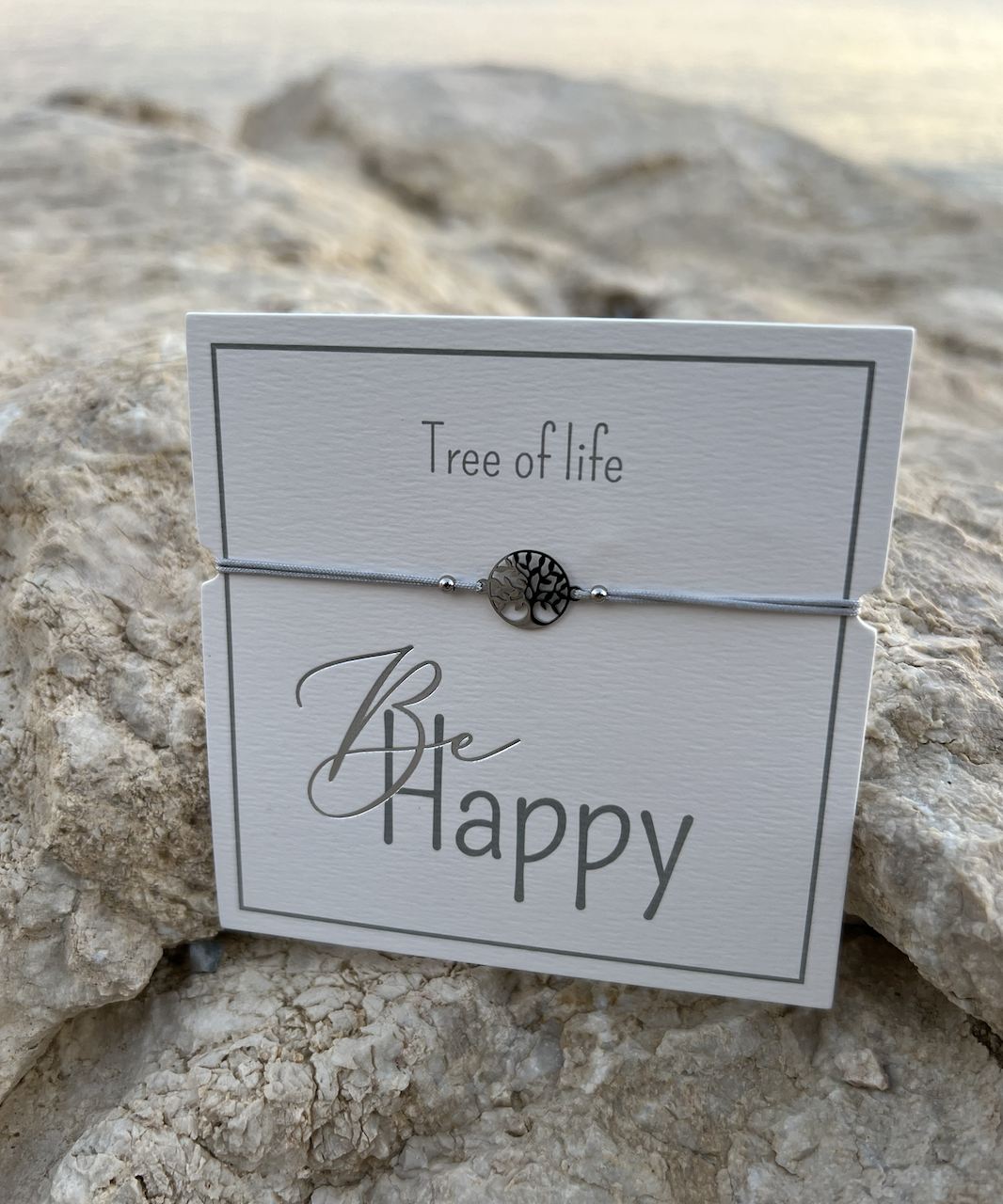 Crystals HCA Jewellery -  "Be Happy Bracelet" - Silverplated  Tree of Life