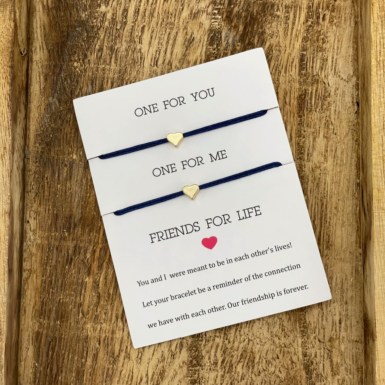 Parsley & Pepper - Friends for Life Bracelet - Blue Heart
