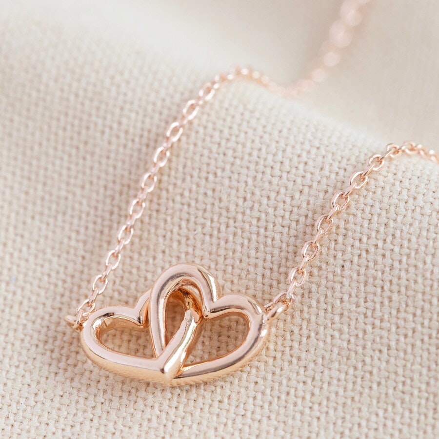 Lisa Angel - Interlocking Hearts Necklace