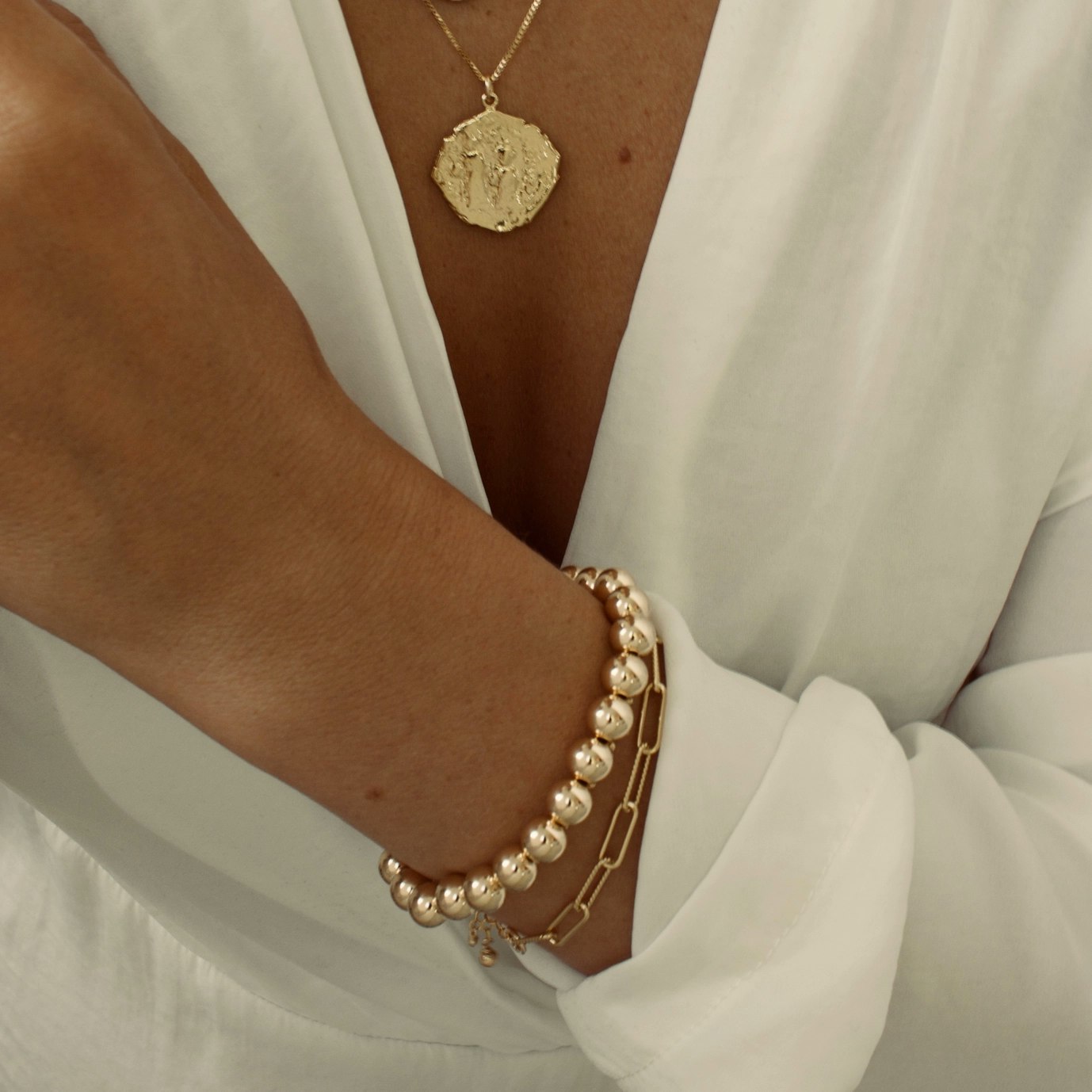 Katie Waltman - Cecilia Gold Bracelet