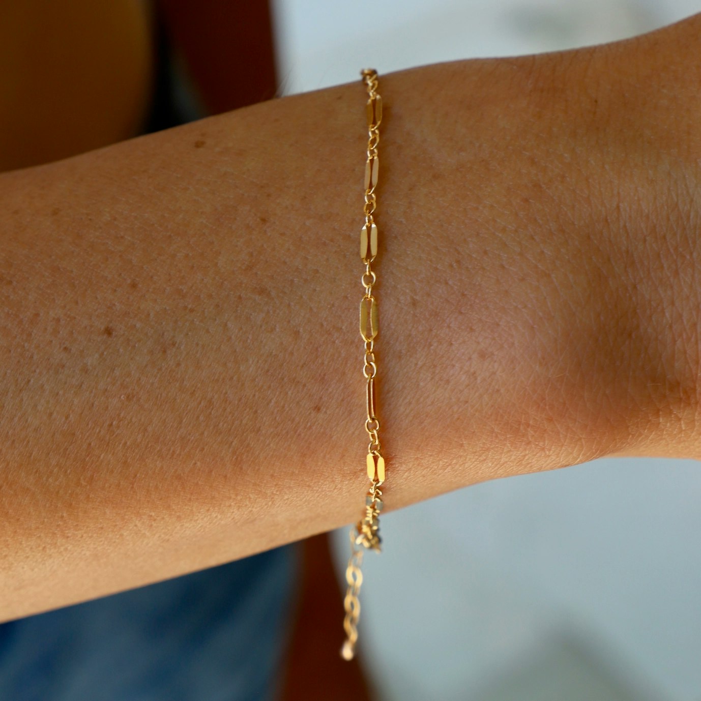 Dapper Chain Gold Bracelet
