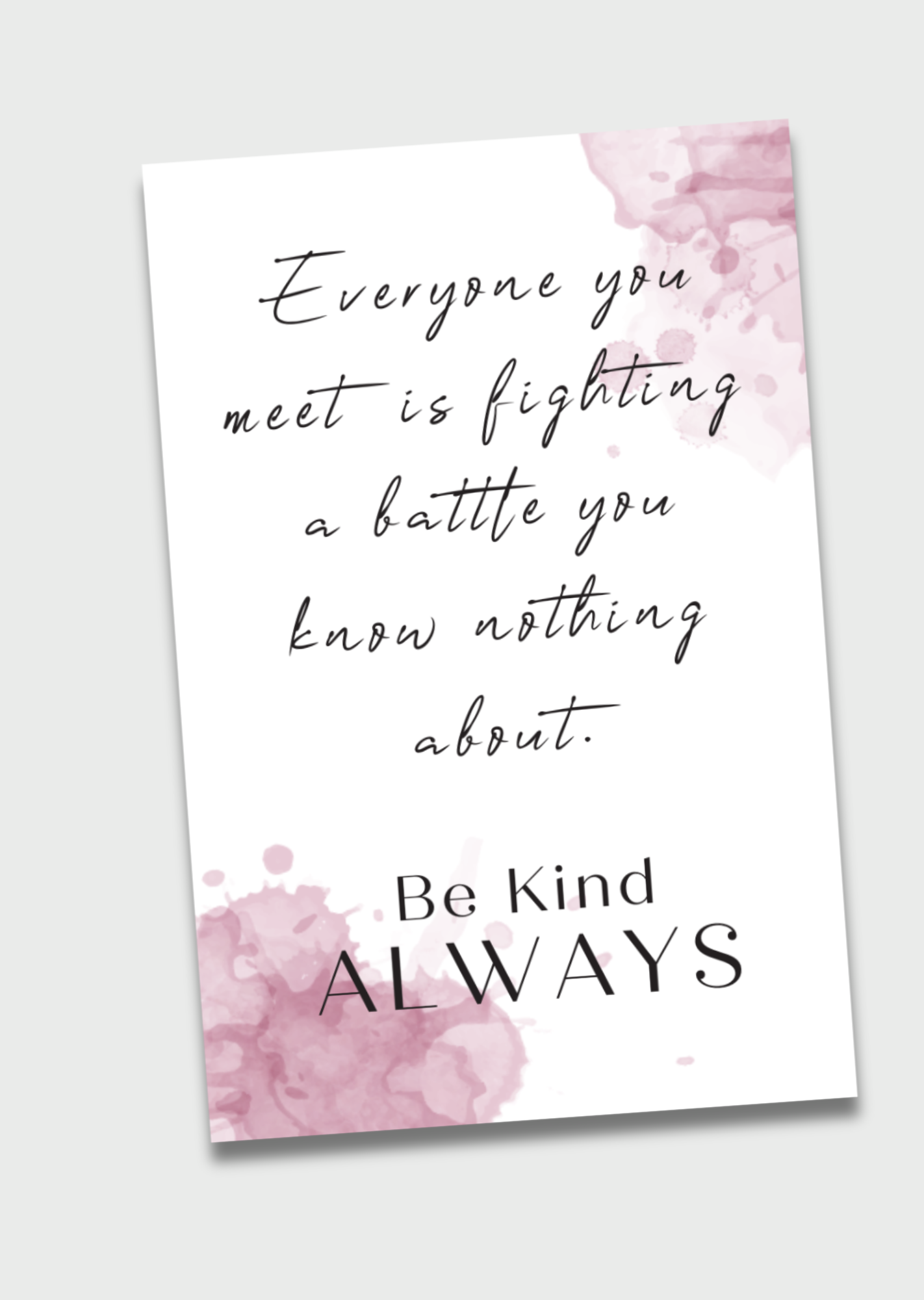 16pk "Kindness" Kort
