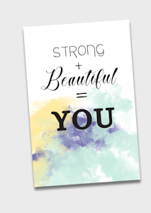 10pk "Strone+ Beautiful" kort