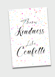 10pk "Throw kindness" kort