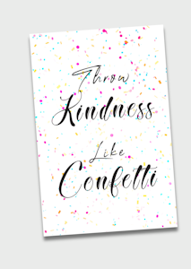 10pk "Throw kindness" kort