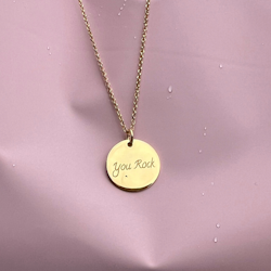 Soneto Jewelry Gullkede "You Rock"