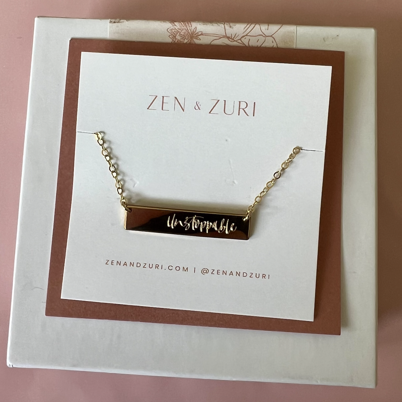 Zen & Zuri Gullkjede - "Unstoppable"