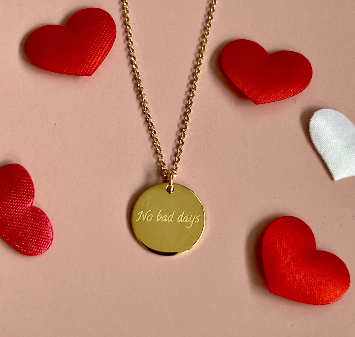 Soneto Jewelry Gullkede "No bad days"