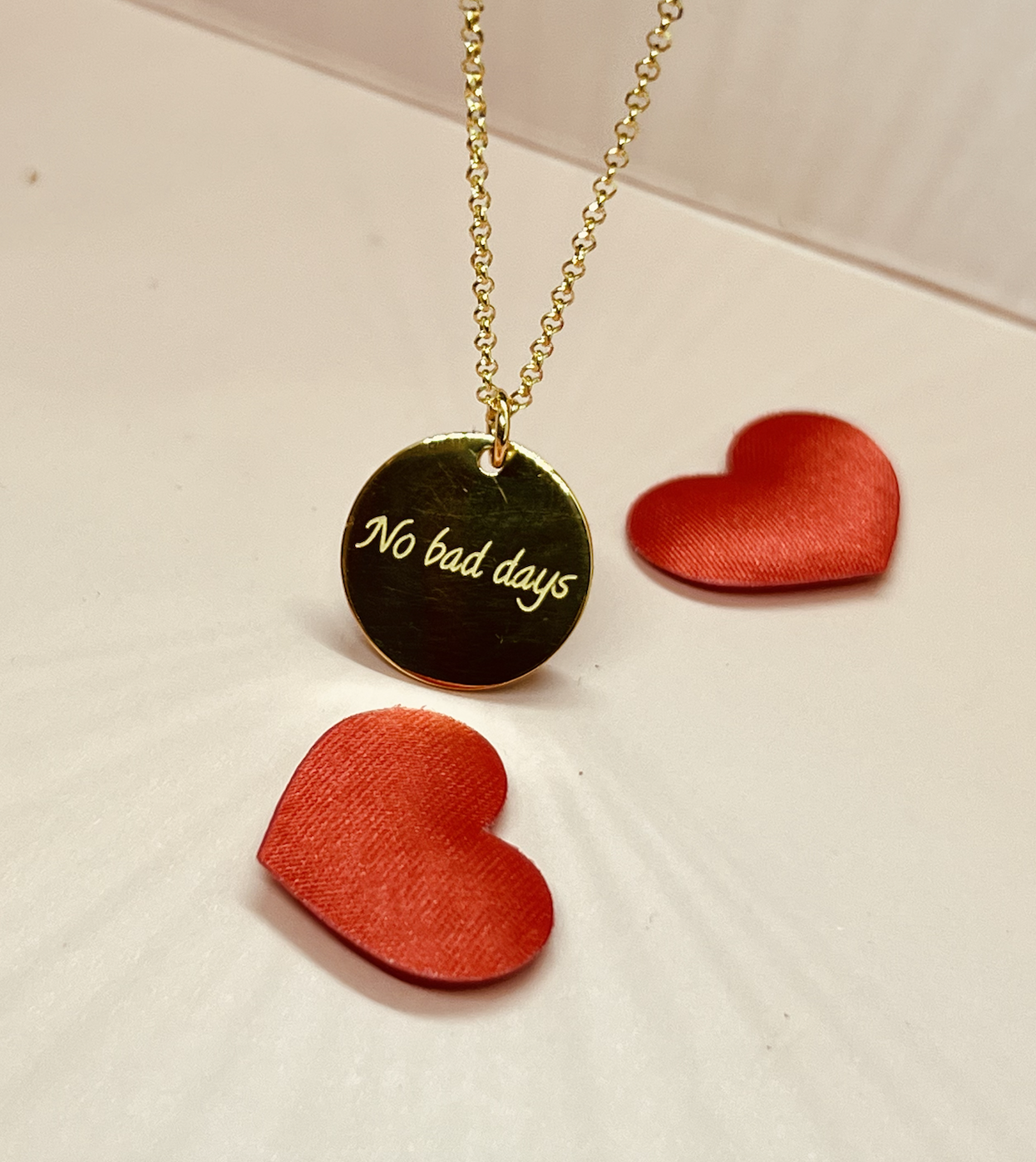 Soneto Jewelry Gullkede "No bad days"