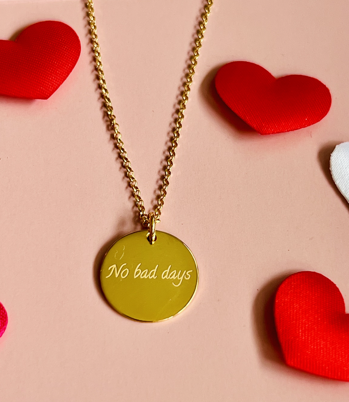 Soneto Jewelry Gullkede "No bad days"