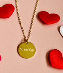 Soneto Jewelry Gullkede "No bad days"