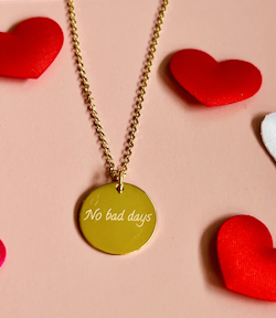 Soneto Jewelry Gullkede "No bad days"