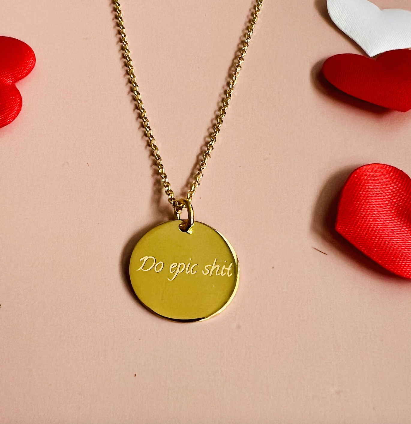 Soneto Jewelry Gullkede "Do Epic Shit"