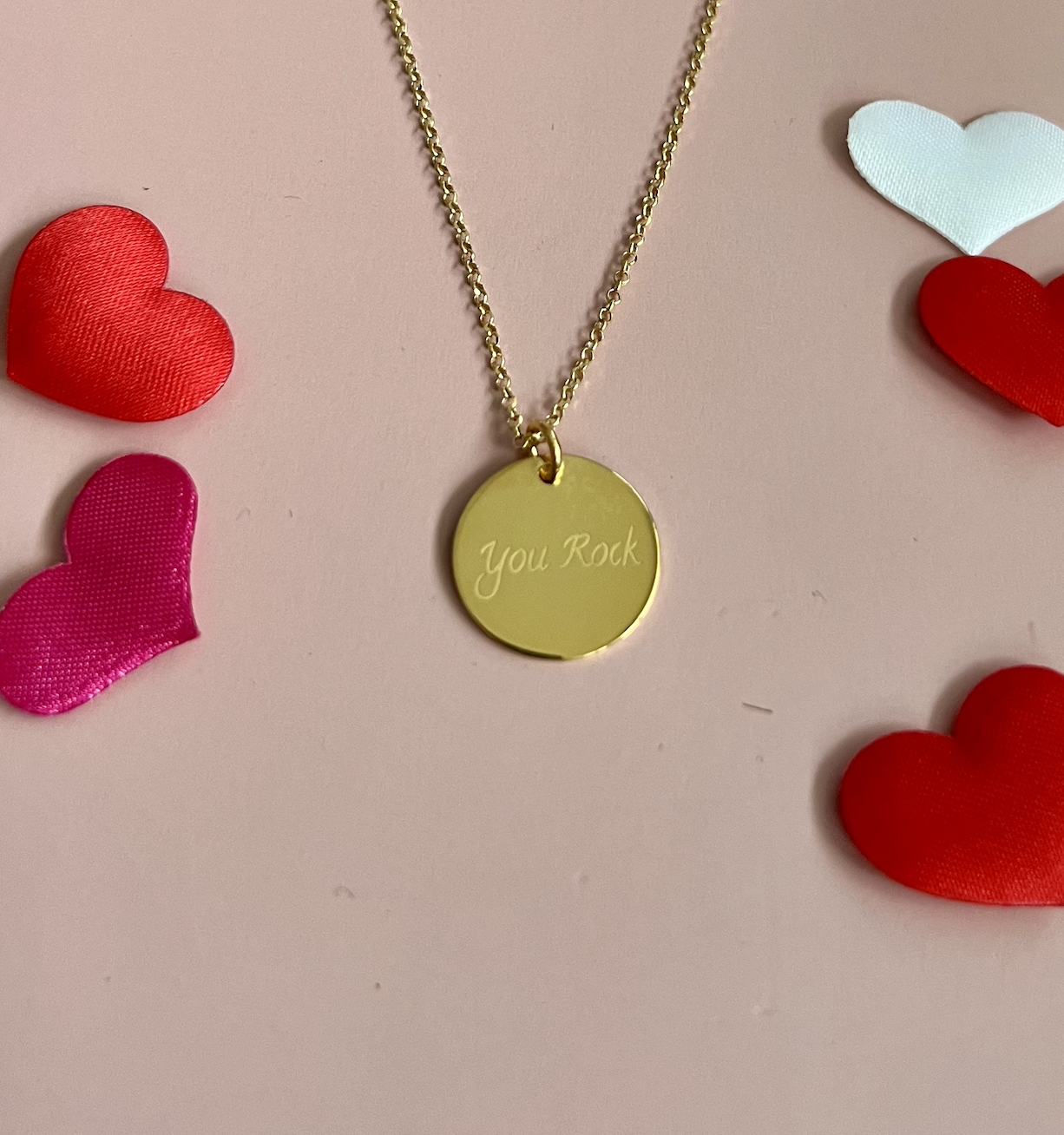 Soneto Jewelry Gullkede "You Rock"