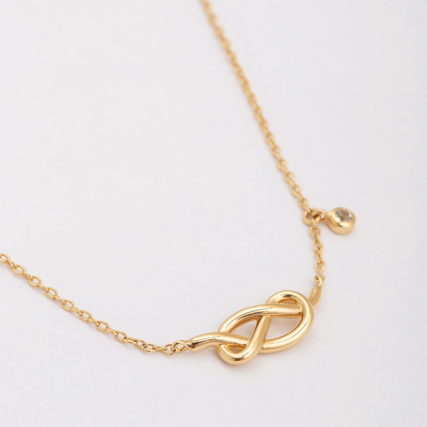 Wanderlust + Co - Flow Gold Drop Necklace