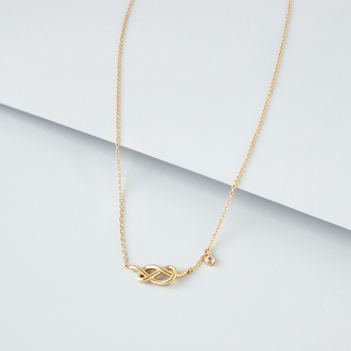 Wanderlust + Co - Flow Gold Drop Necklace