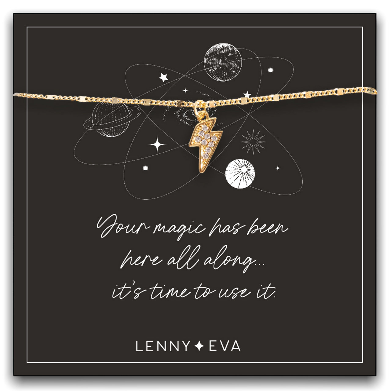 Lenny&Eva  -  Celestial Necklace-Lightning Bolt