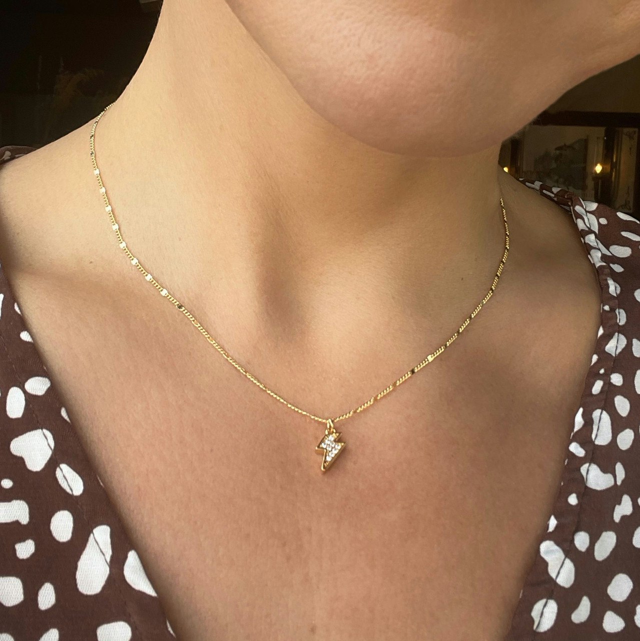 Lenny&Eva  -  Celestial Necklace-Lightning Bolt