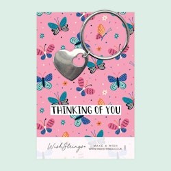 Wishstring Keyring- “Thinking of you”