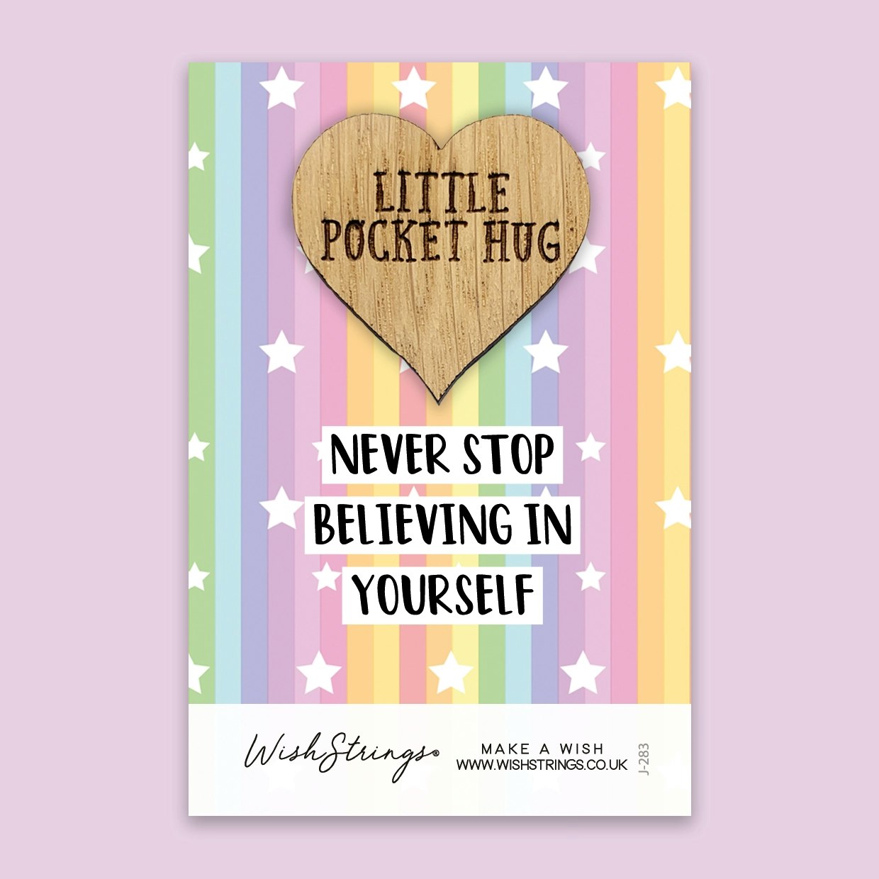 Wishstring - Keepsake Pockethug - Believe in yourself
