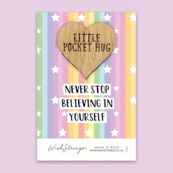 Wishstring - Keepsake Pockethug - Believe in yourself