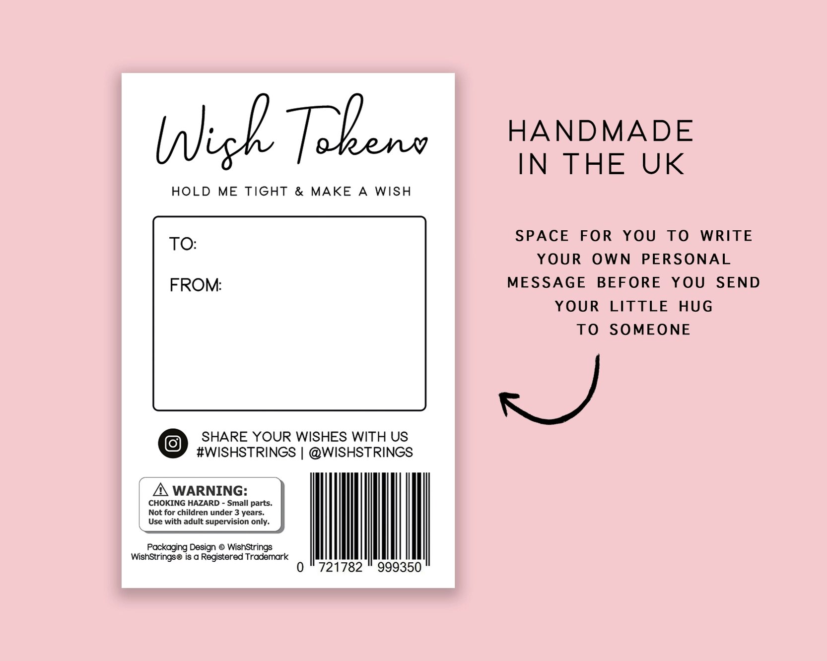 Wishstring - Keepsake Pockethug - Believe in yourself