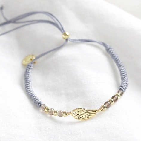 Lisa Angel - Gold Wing Cord Bracelet