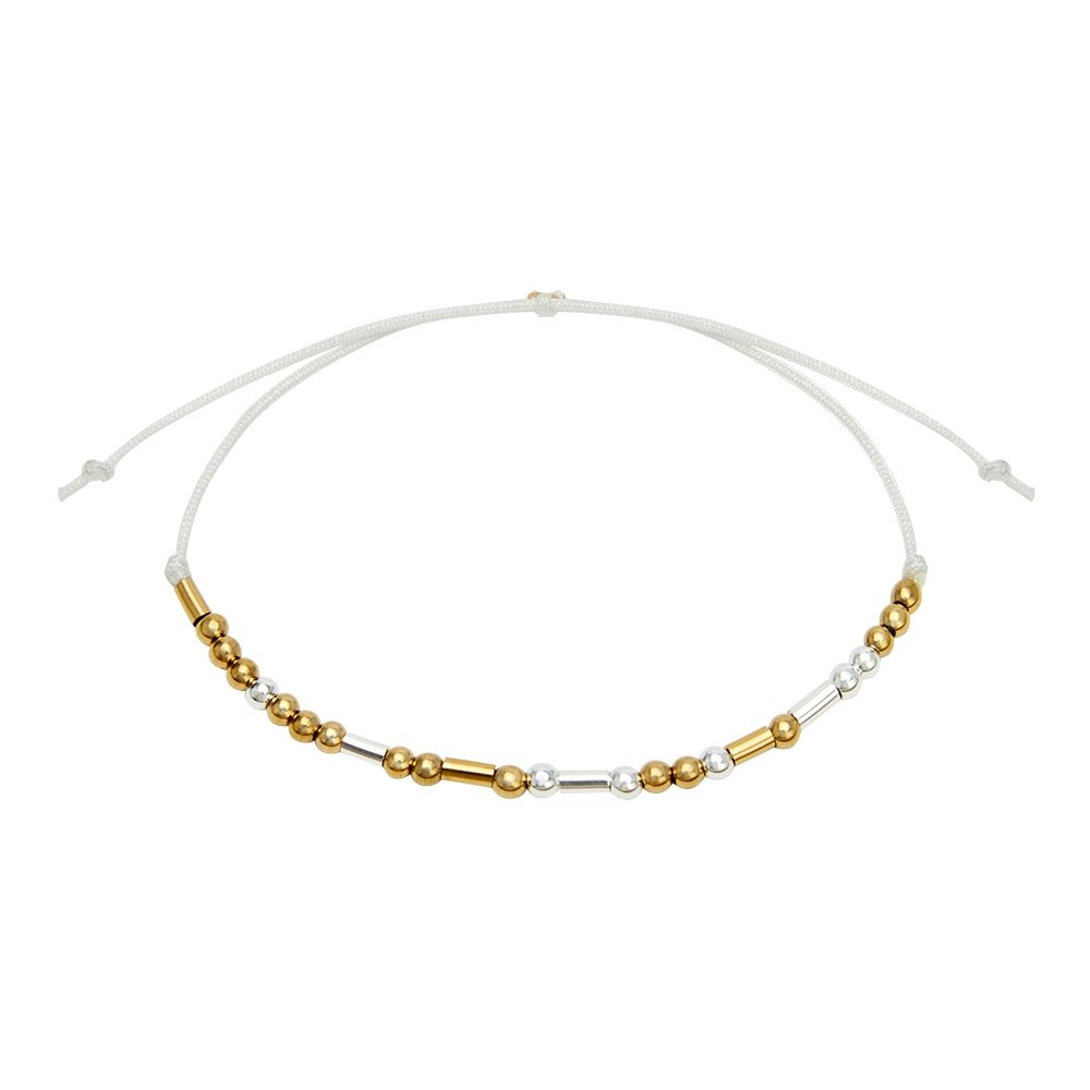 Crystals HCA Jewellery -  Morse Code Bracelet - "Best Friends"