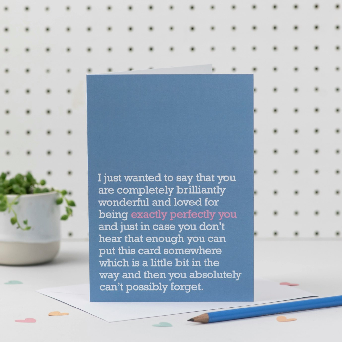 The Right Lines kort - ‘Exactly Perfectly You’