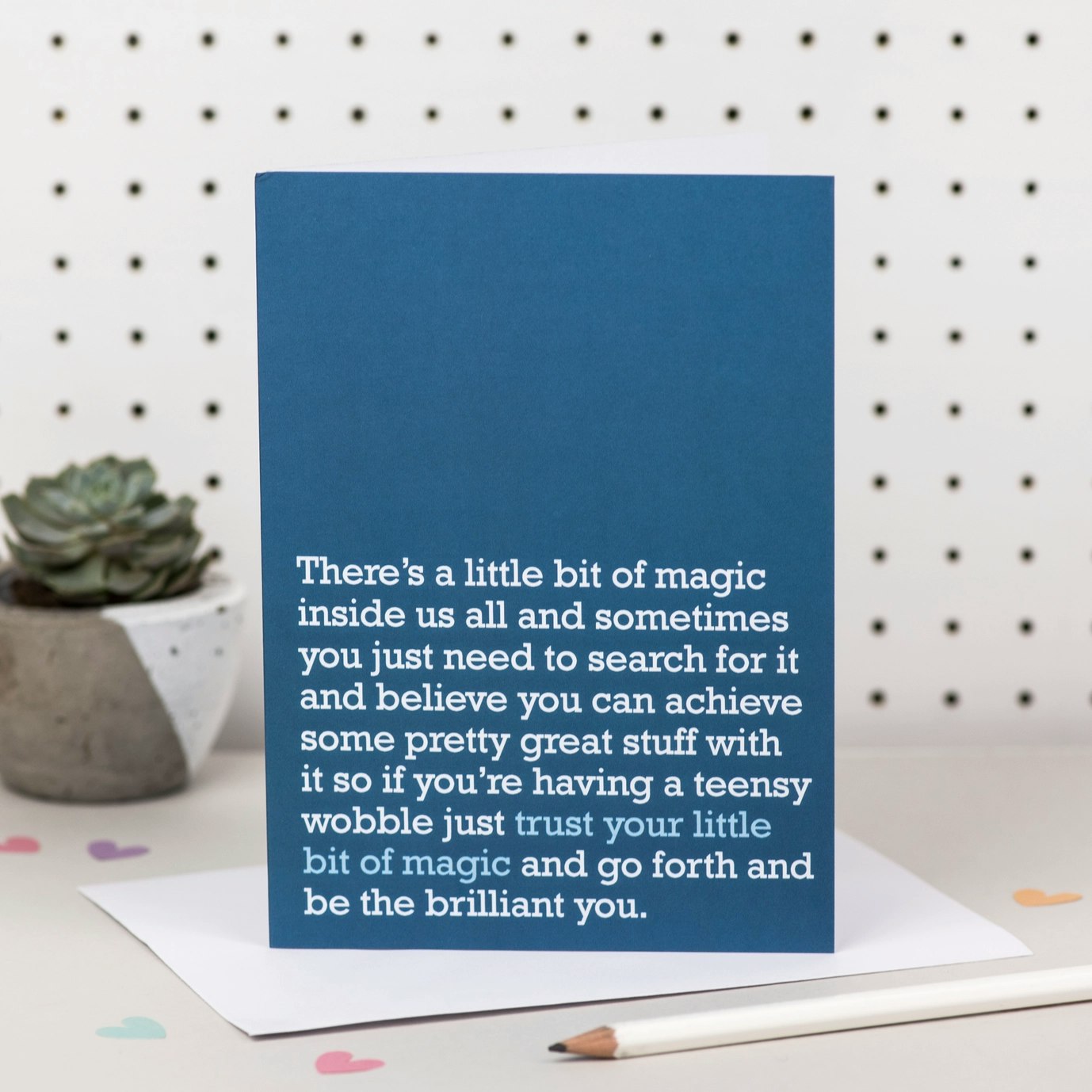 The Right Lines kort - "Trust Your Little Bit of Magic"