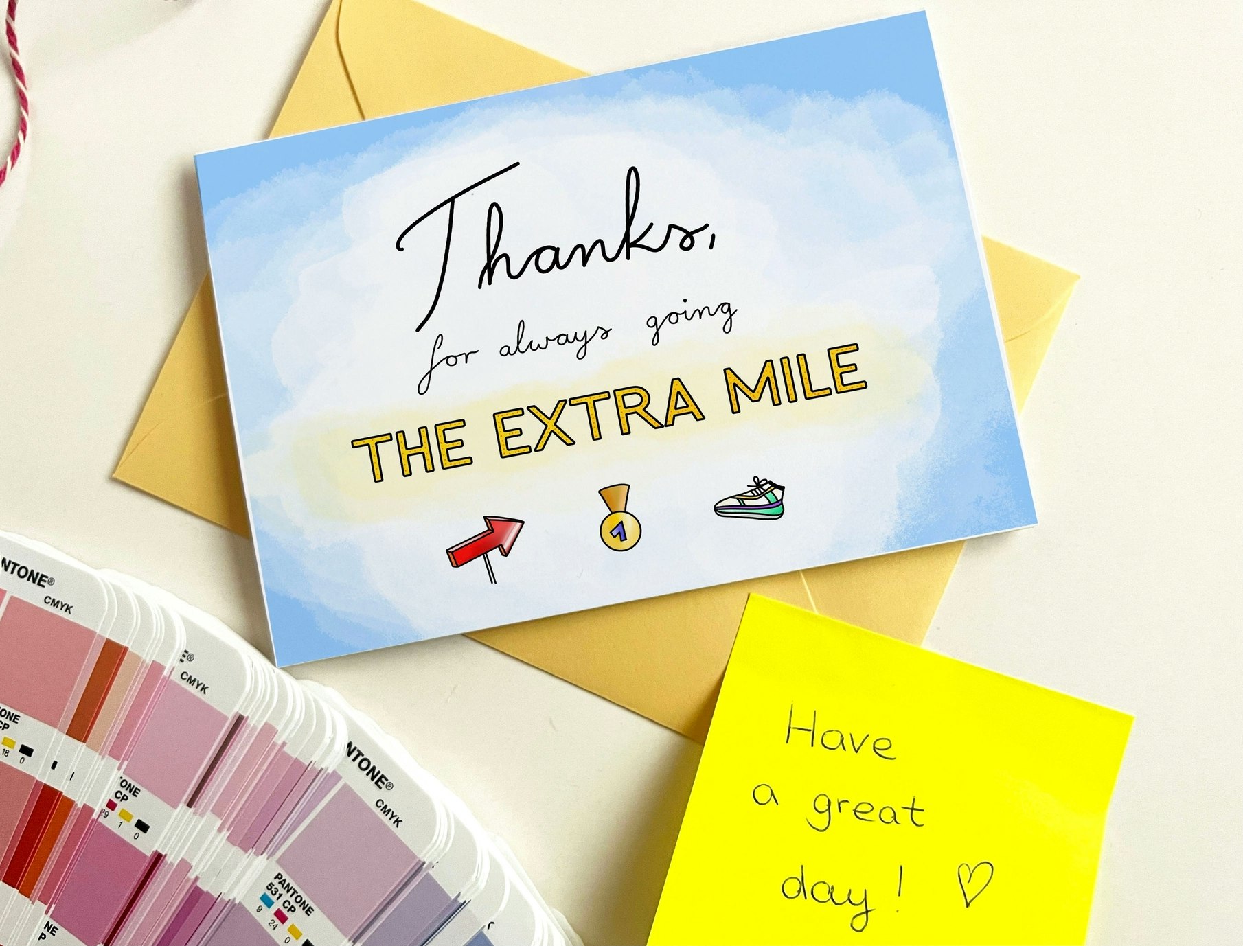 The Friendly Colleague - Thanks For Always Going the Extra Mile