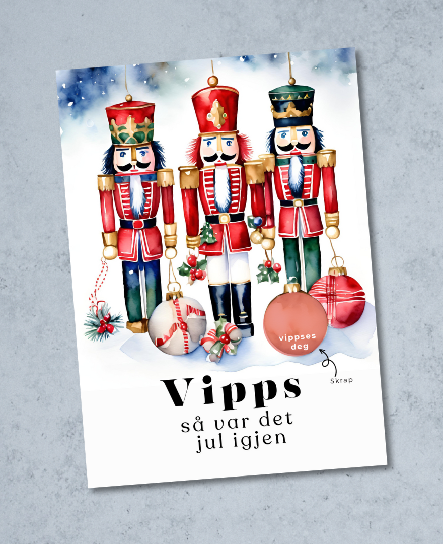 Vipps Julekort - Nøtteknekker