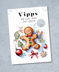 Vipps Julekort - Pepperkake