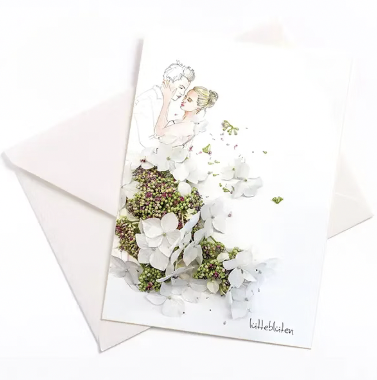 Lütteblüten kort - Bryllupsdag