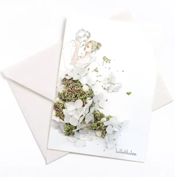 Lütteblüten kort - Bryllupsdag