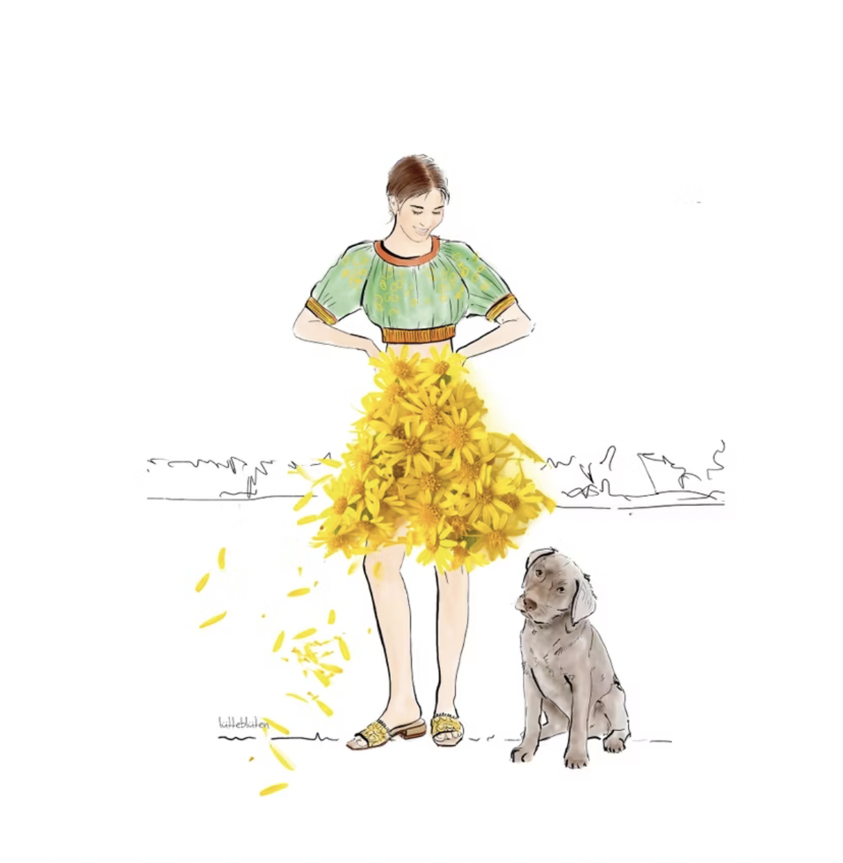 Lütteblüten kort - Ferie