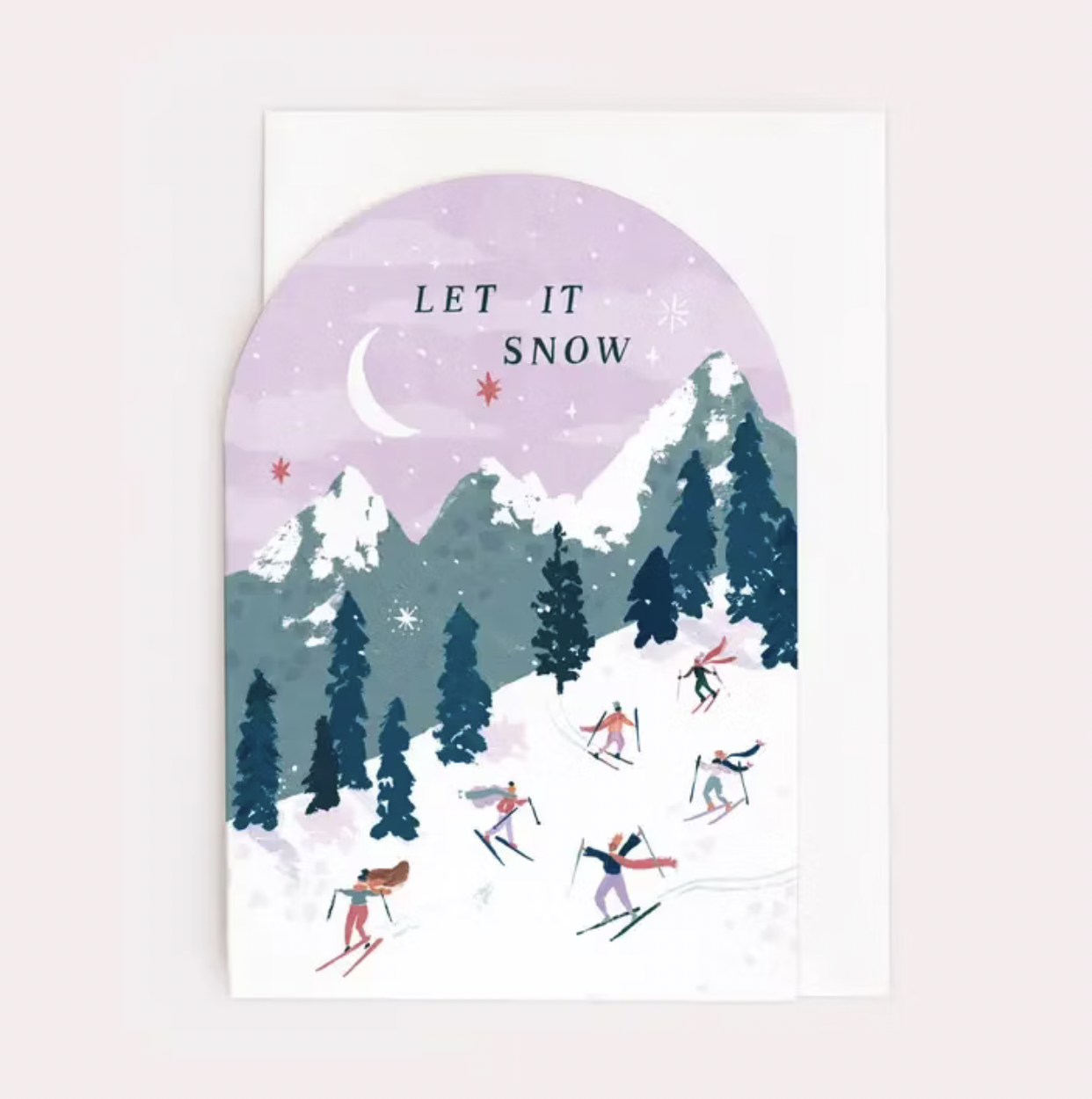 Sister Paper Co - Julekort - Skiers holiday
