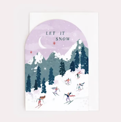 Sister Paper Co - Julekort - Skiers holiday
