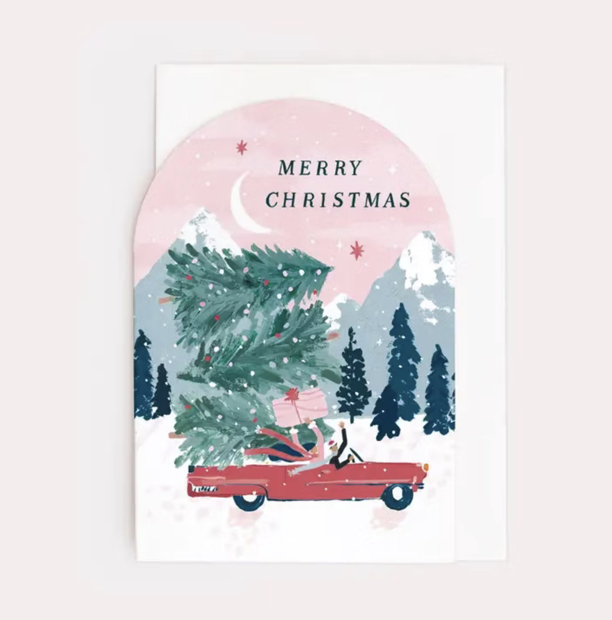 Sister Paper Co - Julekort - Driving Home for Christmas