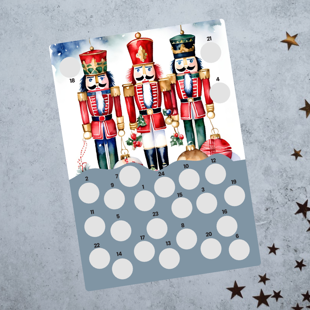 Scratch-off Julekalender - Nøtteknekker
