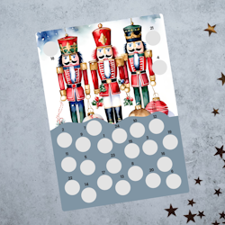 Scratch-off Julekalender - Nøtteknekker