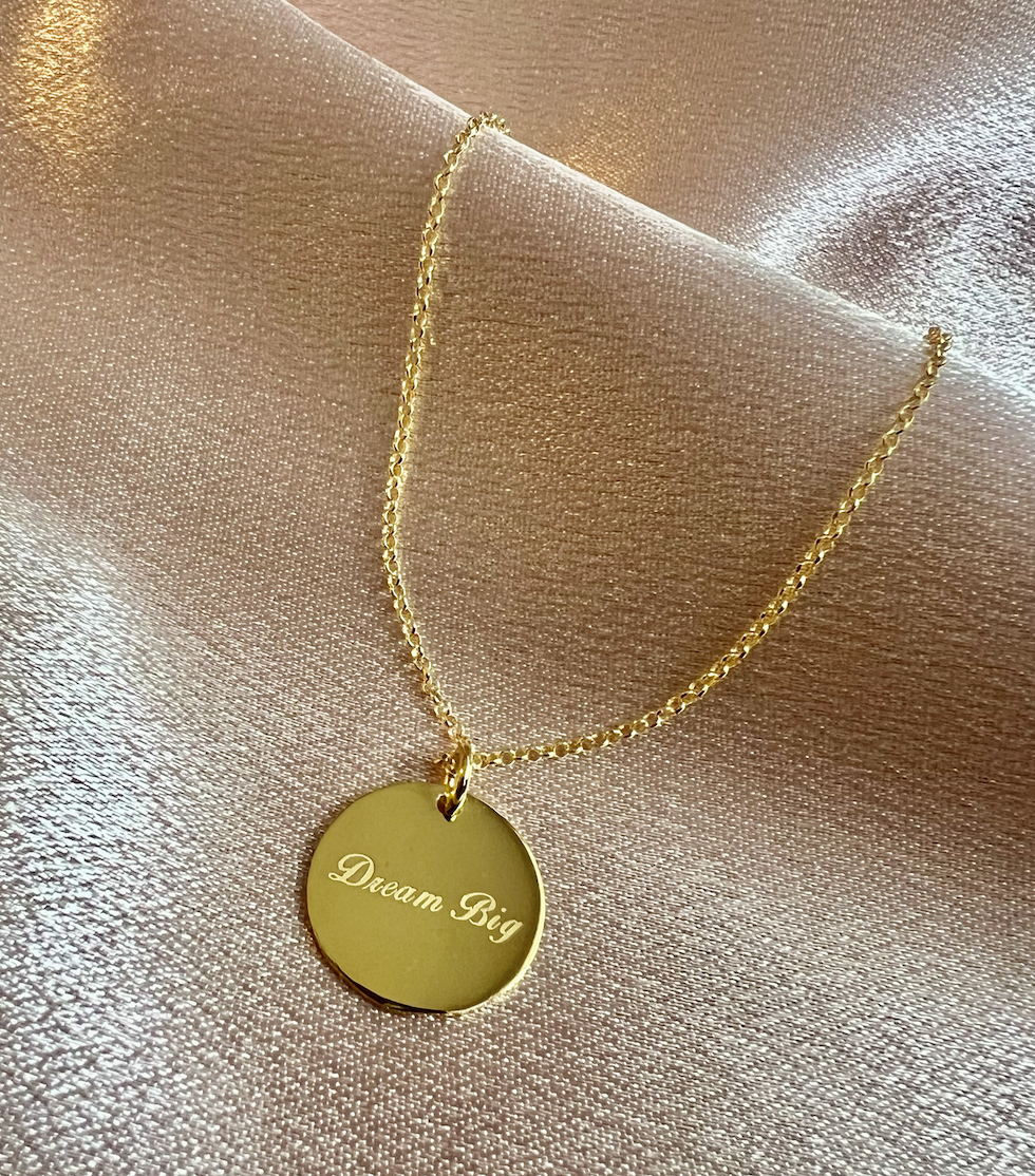 Soneto Jewelry Gullkede "Dream Big"